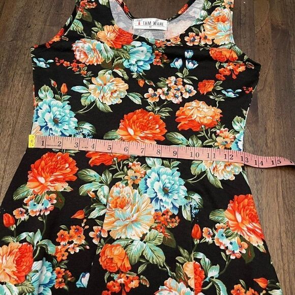 New Floral Fit & Flare Sleeveless Dress - Picture 8 of 12